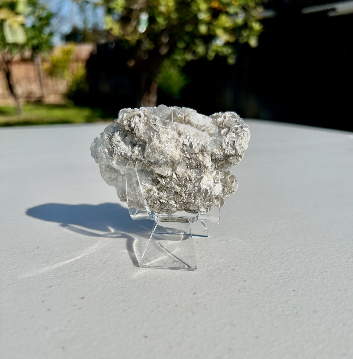 Terminated Gemstone Aquamarine Crystals Cluster Specimen on Muscovite Mica Matrix, 133.9g