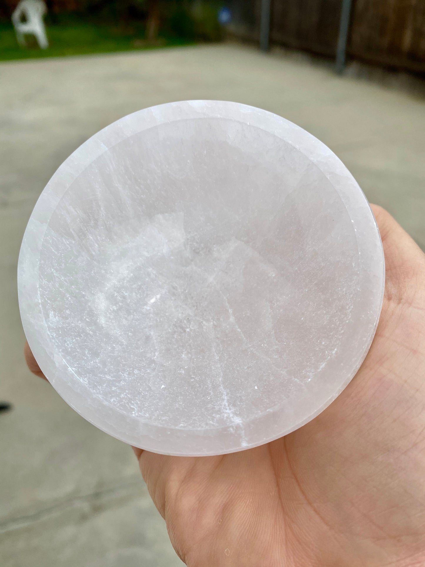 Small 3" Diameter Crystal Selenite/Satin Spar Bowls